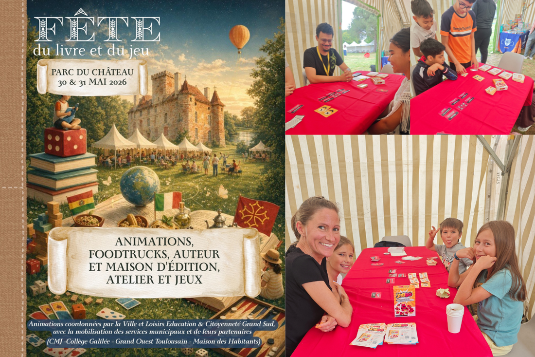 Playtory Games à la Fête du Livre et du Jeu de La Salvetat-Saint-Gilles : JOBBO a conquis les joueurs !